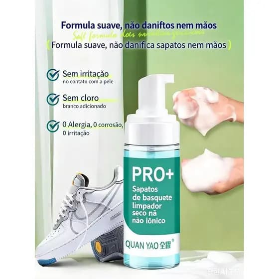 [Seleção] Pequenos sapatos brancos de secagem rápida Mousse cuidados limpador sapatos brancos cuidados de limpeza espuma