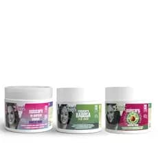 Kit Cronograma Capilar Máscara Babosa + Máscara Booster Mask + Máscara Abacate Proteinado Soul Power