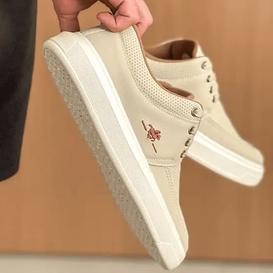 Tênis Sapatenis Masculino Ralp Lançamento Tenil Polo Sola Reta Promoção