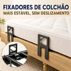 Fixador de Colchão Antideslizante – Fácil Instalação, Compatível com Cama de Solteiro e Casal, Estável e Seguro