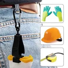 Clipe organizador multifuncional, prendedor de luvas portátil, clipe antiperda para camping ao ar livre.