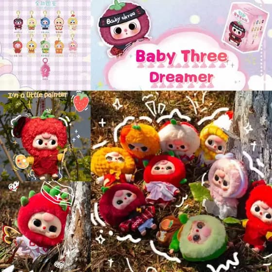 Bebê Três Sonhadores Boneca De Pelúcia Caixa Cega 100 % Original Aleatória 1 Peça Brinquedos De Presente De Aniversário