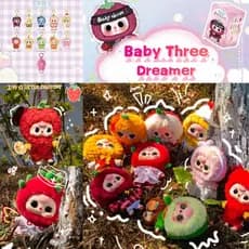 Bebê Três Sonhadores Boneca De Pelúcia Caixa Cega 100 % Original Aleatória 1 Peça Brinquedos De Presente De Aniversário
