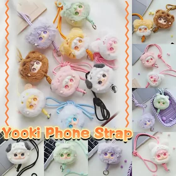 Caixa Cega Com Alça De Telefone Yooki V7 | Bebê Três Cordão Para Celular Aleatória 1 Peça