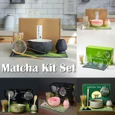 Conjunto De Batedor Matcha , Para Cerimônia , Kit Junware Chá Fazer Café Da Manhã/Lata , Tigela De Cerâmica (chawan) Com