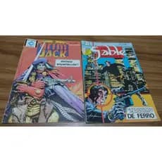 2 Gibis HQs Antigos nº 1 Jon Sable e Grim Jack