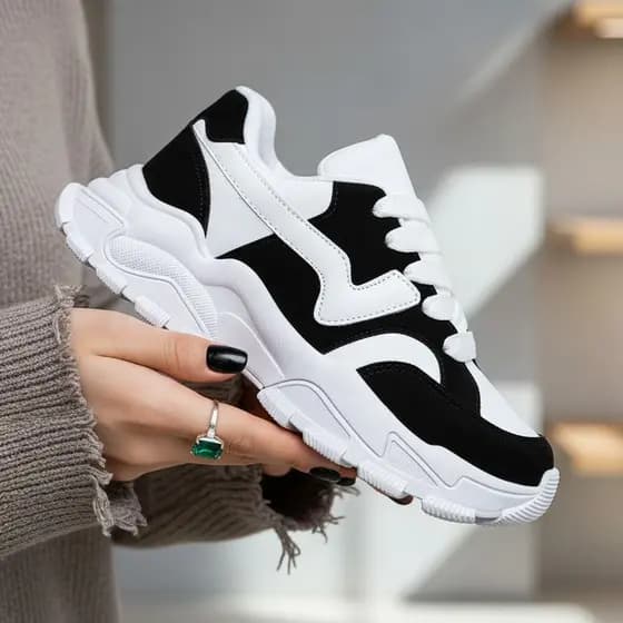 Tênis Plataforma Tratorado Chunky Feminino Moda Urbana Confortável e Estiloso Marts