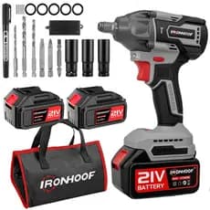 Chave De Impacto A Bateria Potente Parafusadeira De Impacto Brushless 520Nm