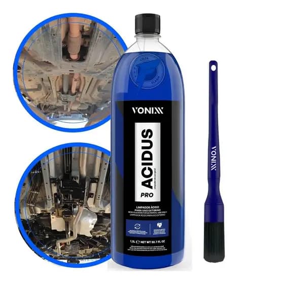 Acidus Pro Vonixx 1,5l Concentrado + Pincel Vonixx Limpador Ácido Limpeza Externa