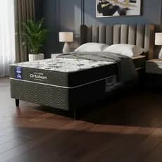 Cama Box Conjugada de Espuma Ortobom Union Ortopedic Solteiro 88cm