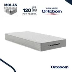 Colchão de Molas Ensacadas Ortobom One Face Plenno Superpocket Solteiro 88cm