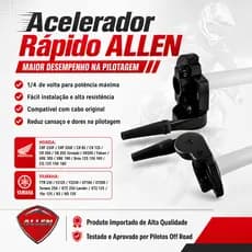 Acelerador rapido para motocross Honda Crf 230f Crf 250f  XR 250 Tornado XR200 xre190  TTR 230 YZ125