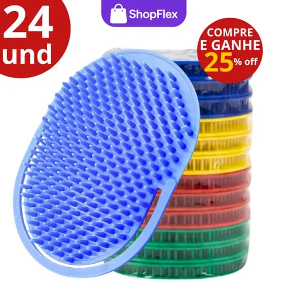 24 und Pente Escova Pata Pata Oval Cabelo Masculino Feminino Curto Longo para Barbearia Cabeleireiro
