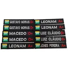 Tarjeta Sutache Nome Bordado Logo Petrobras Offshore
