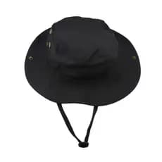 Bonnie Hat Chapéu Australiano Preto Camping Pesca