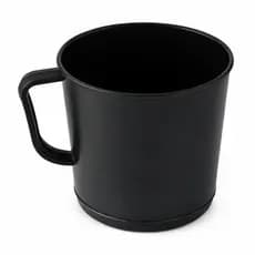 Caneca Preta de Plástico Militar 500ML