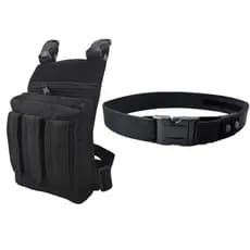 Kit - Bornal Três Porta Carregadores + Cinto N.A