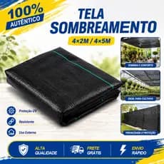 50% Tela Sombreamento Para Horta Jardim Orquidario Viveiro Estufa 4*2M/4*5M