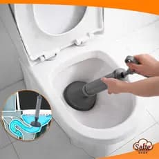 Desentupidor De Vaso Sanitários Privada Esgoto Bomba Sucção Alta Pressão Borracha Vacuo Poderoso