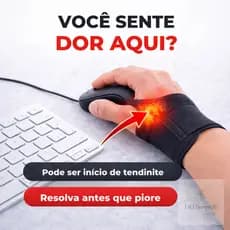 Munhequeira Ajustável Compressão Ortopédica Bilateral – Alívio de Dor e Tendinite no Pulso