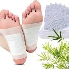 Kit 10 Adesivos Para Pés Uso Noturno Almofada Natural Relaxante Conforto
