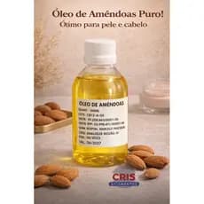 ÓLEO DE AMÊNDOAS PURO 100ML – HIDRATAÇÃO INTENSA PARA PELE E CABELO