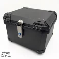 Bau Bauleto Traseiro Moto Bike 57l Plástico  C/encosto