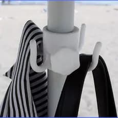 Gancho Organizador Guarda Sol de Praia Cabide de Objetos