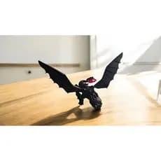 Dragão Fúria da Noite e Fúria da Luz/ Decorativa Articulada 3D | Colecionável Incrível