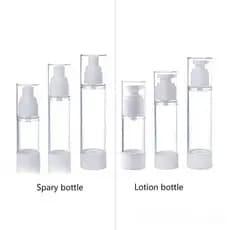 5ml 15ml 30ml 50ml 80ml 100ml vazio transparente Spray garrafa de viagem portátil/espreme garrafa de Silicone/reutilizáv
