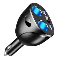 Divisor Isqueiro Carro Carregador Turbo Tipo C PD 20W Voltímetro Led QC 3.0 de Alta Qualidade