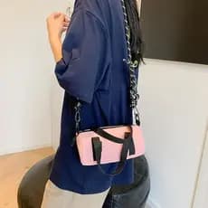 Bolsa Transversal Feminina de Ombro de Nylon