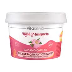 Bálsamo Capilar Rosa Mosqueta Regeneração Antioxidante 250g Vita Seiva