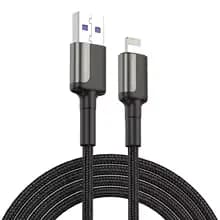 Cabo de iphone lighting 30W USB Kuulaa 1 metro de veludo