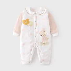 Bebê bebê algodão Folio macacão bebê acolchoado engrossado outono inverno roupas macacão macacão roupas de bebê