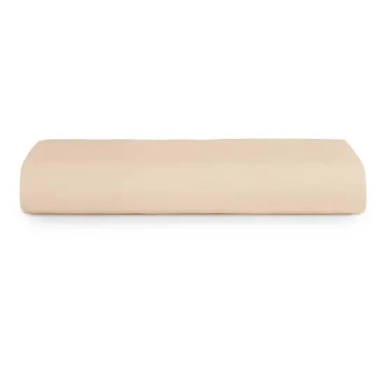 Lençol com Elástico Solteiro  Altenburg Algodão Lux 200 Fios  Bege Caramelo