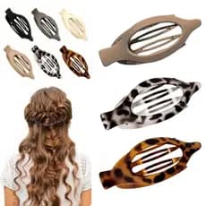 3PCSPresilhas de Cabelo Planas para Mulheres, 2026 NOVAS Presilhas de Cabelo Tipo Garra e Presilhas Tipo Bico de Pato pa