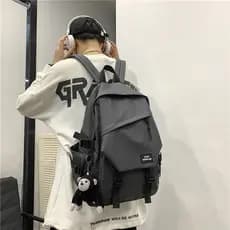 Mochila masculina na moda estudantes universitários Vintage mochila Street Wear Campus mochila feminina versão coreana s