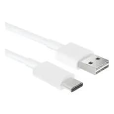 Cabo Usb Tipo C 1m Carga Rápida Branco Usb-a 3a Turbo Fast Branco
