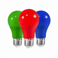 Lampada LED Colorida 9W Bivolt A60 Azul Verde Vermelha