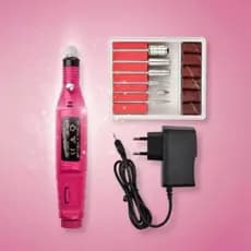 Lixadeira Elétrica de Unhas Profissional com Brocas e Fonte Bivolt – Manicure e Pedicure