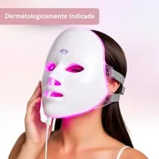 Mascara Led facial coreana 135 leds Profissional skin care Fototerapia estetica