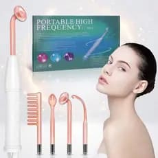 Aparelho Alta Frequência ozonio Portátil Limpeza De Pele Tratamento Facial e Capilar Eletroterapia Bivolt