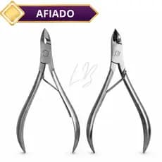 Alicate de Cutícula Profissional em Aço Inox Afiado Reafiável Autoclave manicure pedicure