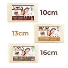 Travesseiro NASA Viscoelástico Macio e Grande | 10cm 13cm 16cm