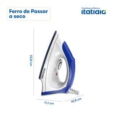 Ferro De Passar a seco Roupas Itatiaia Potente 1200w - Original