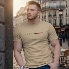 Camiseta Masculina Paris França Premium Lançamento Confortável – Algodão 100% Modelagem