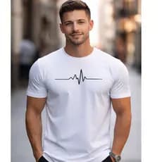 Camiseta BATIMENTO algodão fio 30.1 envio rápido