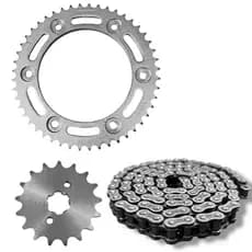 Kit Transmissão Relação Nxr Bros 160 Xre 190 2016 Até 2023 Aço 1045