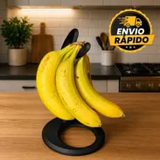 Suporte para Bananas de Bancada Fruteira Organizadora Cozinha Design Moderno!